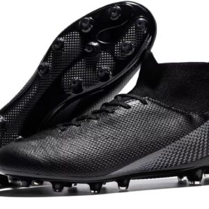 Men’s Soccer Shoes Cleats Professional High Top Breathable Training Sneakers