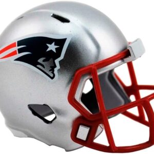 New England Patriots NFL Riddell Speed Pocket PRO Micro/Pocket-Size/Mini Football Helmet
