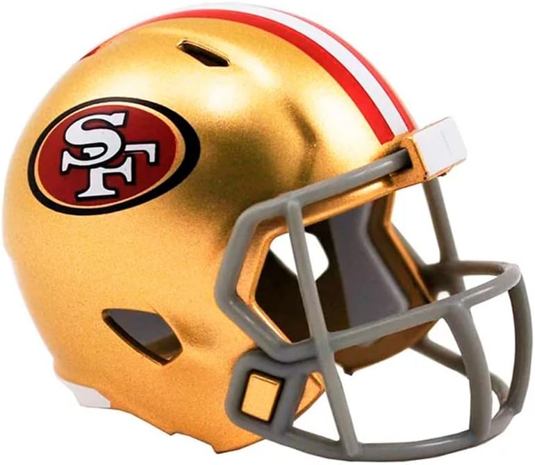 SAN Francisco 49ERS NFL Riddell Speed Pocket PRO Micro/Pocket-Size/Mini Football Helmet