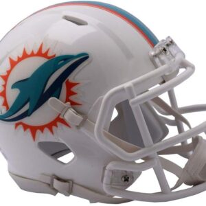 Riddell NFL Miami Dolphins Unisex Replica Mini Speed Stylemiami Dolphins Helmet Replica Mini Speed Style 2018, Team Colors, One Size