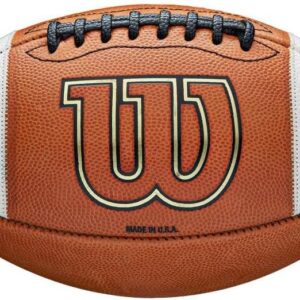 WILSON GST Leather Game Football – Official