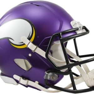 Riddell NFL Minnesota Vikings Speed Authentic Football Helmet Purple, Medium