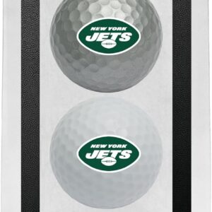 Team Golf NFL New York Jets 3 Golf Ball Pack Regulation Size Golf Balls, 3 Pack, Full Color Durable Team Imprint