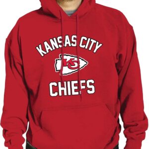 Team Fan Apparel NFL Adult Gameday Hooded Sweatshirt – Poly Fleece Cotton Blend – Stay Warm and Represent Your Team in Style