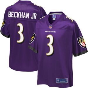 NFL PRO LINE Men’s Odell Beckham Jr. Purple Baltimore Ravens Replica Jersey