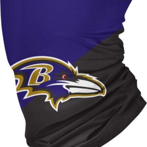 FOCO NFL unisex-adult Nfl Team Logo Neck Gaiter Multiuse