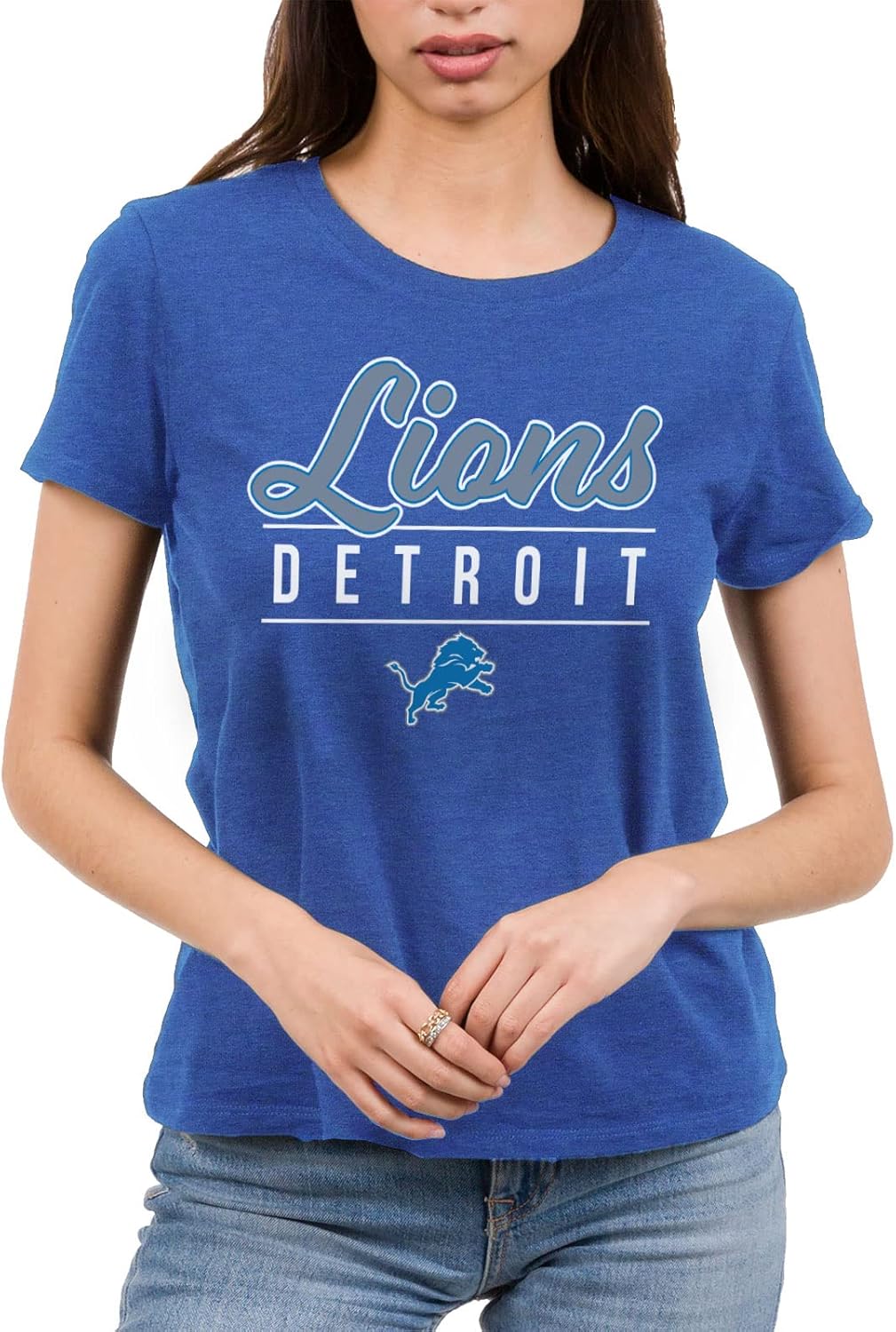 Junk Food Clothing x NFL – Women’s Fan Favorite Short Sleeve Fan Shirt – Officially Licensed NFL Appare