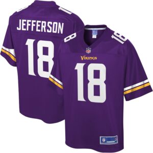 NFL PRO LINE Men’s Justin Jefferson Purple Minnesota Vikings Replica Jersey