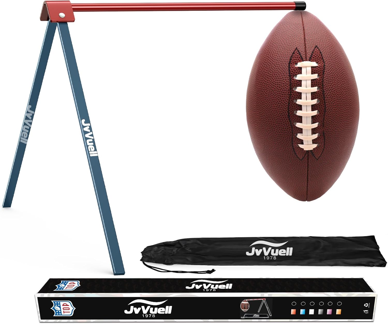 Football Kicking Holder Tee, Metals – Field Goal Kickoff Training Practice Stand Equipment Compatible with All Football Size, Kick Goal Posts Gear Accessories for Adult & Youth