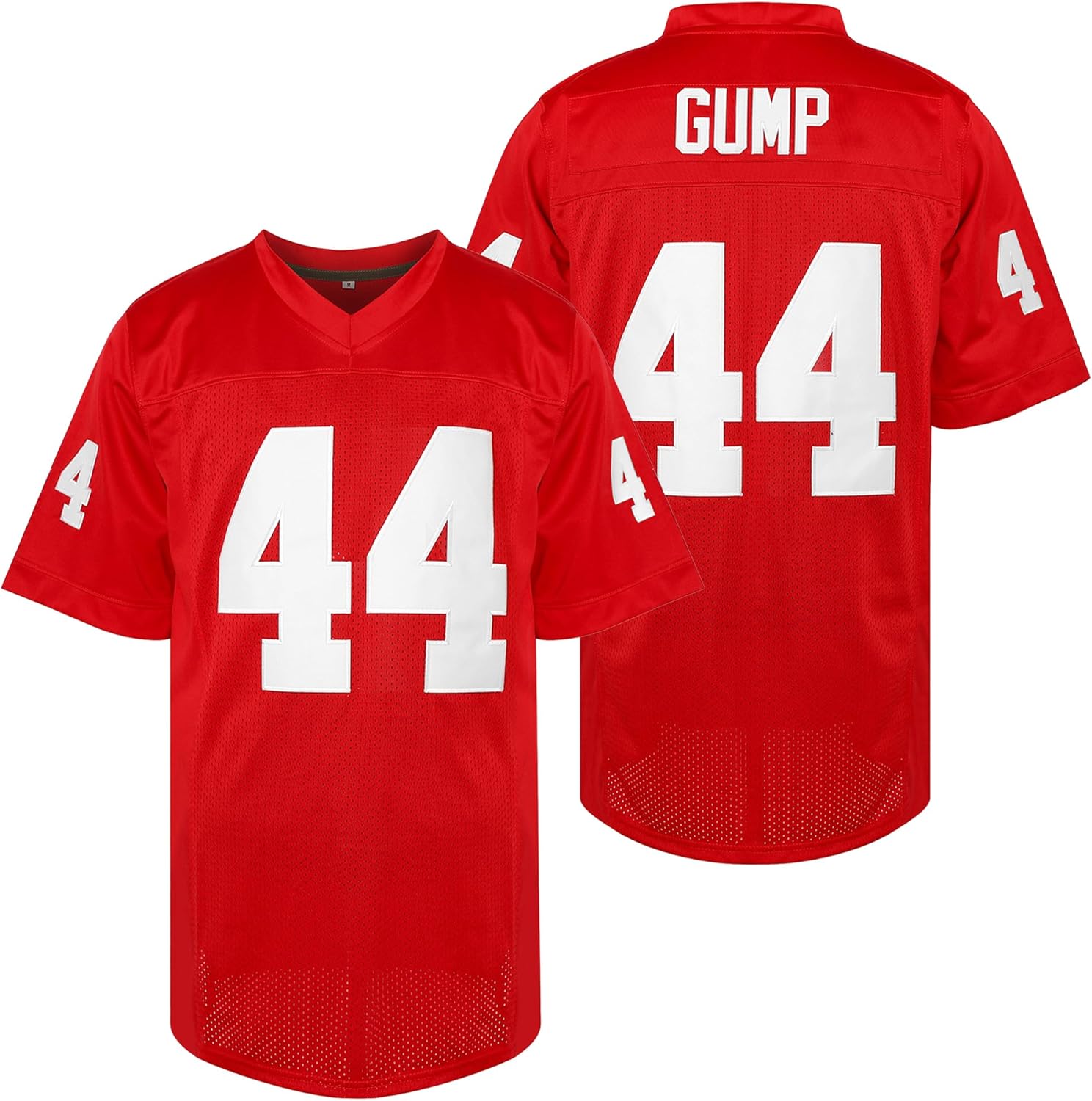Forrest Gump Football Jersey 44 Red Sports Shirt Stitched Movie Jersey Pullover Casual Men’s Clothing S-3XL