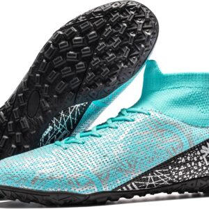 Unisex-Adult Turf Soccer Shoes Lightweight Training Futsal Shoes for Big Boys