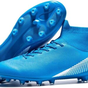 Men’s Soccer Shoes Cleats Professional High Top Breathable Training Sneakers