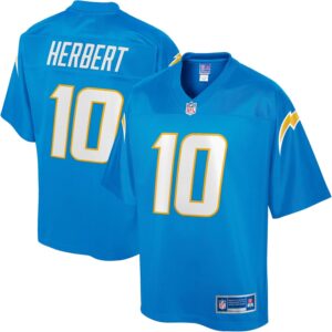 NFL PRO LINE Men’s Justin Herbert Powder Blue Los Angeles Chargers Replica Jersey