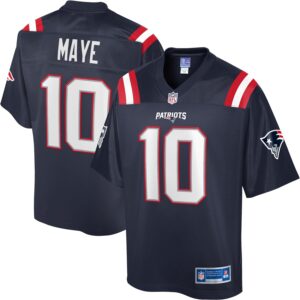 NFL PRO LINE Men’s Drake Maye Navy New England Patriots Team Player Jersey
