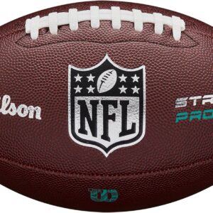 WILSON NFL Stride Pro Eco Football – Brown, Official Size