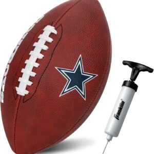 Franklin Sports NFL Team Football – Youth Junior Size Football for Kids – Official NFL Team Logo + Colors Youth Football – Kids NFL Fan Shop Football
