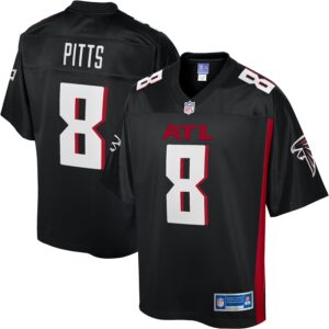 NFL PRO LINE Men’s Kyle Pitts Black Atlanta Falcons Replica Jersey