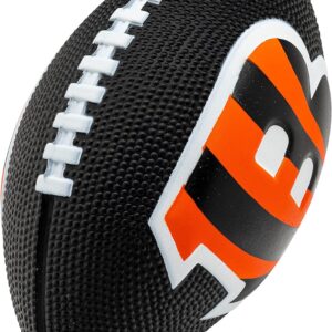 Franklin Sports NFL Team Foam Footballs – Soft Foam Youth Mini Footballs for All NFL Teams – Kids Junior 8.5″ Football + Air Pump Sets – Official NFL Licensed Football