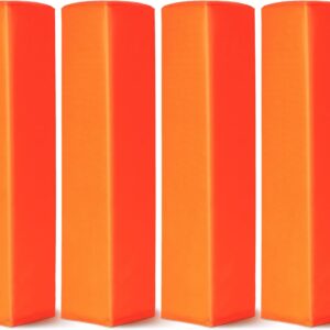 GoSports Football End Zone Pylons – Set of 4, Regulation 18 Inch x 4 Inch Sand Weighted Anchorless Football Field Markers
