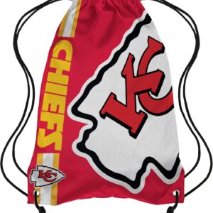 FOCO Kansas City Chiefs NFL Big Logo Drawstring Backpack