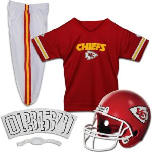 Franklin Sports NFL Youth Football Uniform Set for Boys & Girls – Includes Helmet, Jersey & Pants with Chinstrap + Numbers