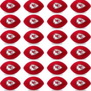 Franklin Sports NFL Team Stress Balls – Bulk NFL Football Party 24 Pack – Squishy Stress Ball for Adults & Kids – 83MM – NFL Logo & Color