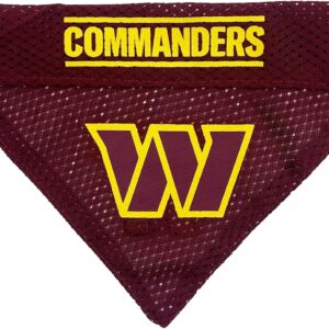 Pets First unisex adult NFL Pet Bandana, Washington Commanders, Large-Extra Large