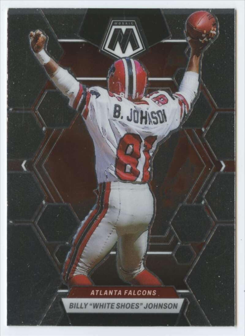 2023 Panini Mosaic #11 Billy White Shoes Johnson Atlanta Falcons Official NFL Football Card in Raw (NM or Better) Condition