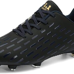 TOLLN Men Firm Ground Outdoor Soccer Cleats Youth Football Shoes