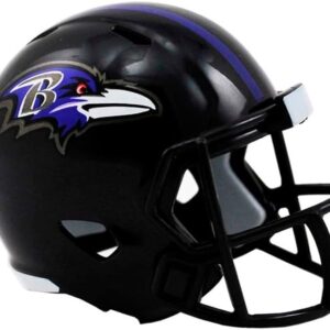 Baltimore Ravens NFL Riddell Speed Pocket PRO Micro/Pocket-Size/Mini Football Helmet