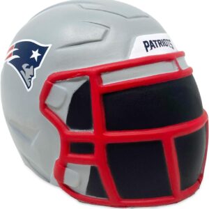 Party Animal NFL Jumbo Squeezymates Helmet New England Patriots Squeezy Helmet Figurine, Team Colors, 4″ Tall