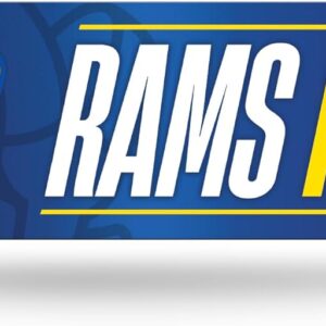 Rico Industries NFL Football Metal Street Sign 4″ x 15″ Home Décor – Bedroom – Office