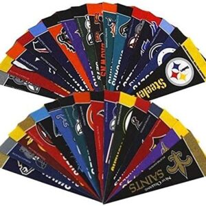 NFL Football 4 x 9 Mini Pennant Banner Flag 32 Team Complete Set Fan Cave Decor