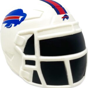 Party Animal NFL Jumbo Squeezymates Helmet Buffalo Bills Squeezy Helmet Figurine, Team Colors, 4″ Tall