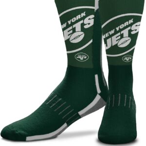 For Bare Feet NFL Youth V Curve Socks – Machine Washable – Poly-spandex blend – Perfect Fit and Durability for Active Young