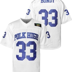 Al Bundy 33 Polk High Football Jersey for Men S-XXXL Blue