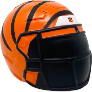 Party Animal NFL Jumbo Squeezymates Helmet Cincinnati Bengals Squeezy Helmet Figurine, Team Colors, 4″ Tall