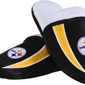 FOCO Men’s NFL Team Logo Sherpa Slide Slippers