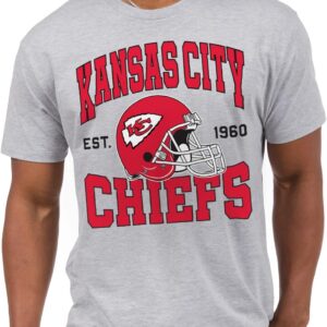 Junk Food Clothing x NFL – Team Helmet – Short Sleeve Fan Shirt for Men and Women – Officially Licensed NFL Apparel