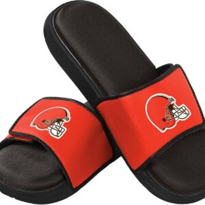 FOCO Men’s NFL Team Logo Sport Shower Foam Slide Flip Flop Sandals