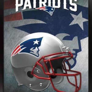 Trends International NFL New England Patriots – Helmet 16 Wall Poster, 22.375″ x 34″, Black Framed Version
