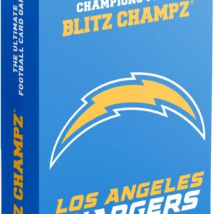 Blitz Champz Los Angeles Chargers Card Game | Football Card Game for Boys and Girls | NFL Gifts for Chargers Fans | Fun Family Game | Party Game | Card Game for Kids | Card Game for Adults (Chargers)