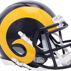 Los Angeles Rams Riddell Speed Mini Replica Color Rush Football Helmet