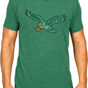 Team Fan Apparel NFL Modern Throwback T-Shirt – Cotton & Polyester Short Sleeve Adult Sports Tee