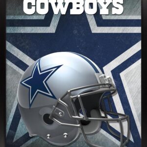 Trends International NFL Dallas Cowboys – Helmet 16 Wall Poster, 22.375″ x 34″, Black Framed Version