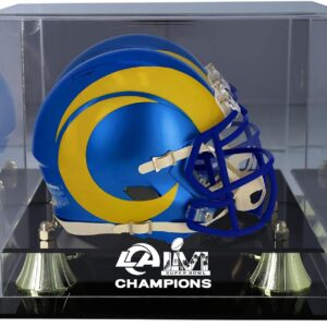 Los Angeles Rams Super Bowl LVI Champions en Classic Mini Helmet Display Case – NFL Mini Helmets ”Case Only”