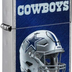 Zippo NFL Helmet Street Chrome Pocket Lighter