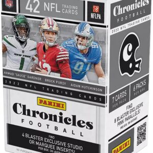 2022 Panini Chronicles NFL Football Trading Cards Blaster Box