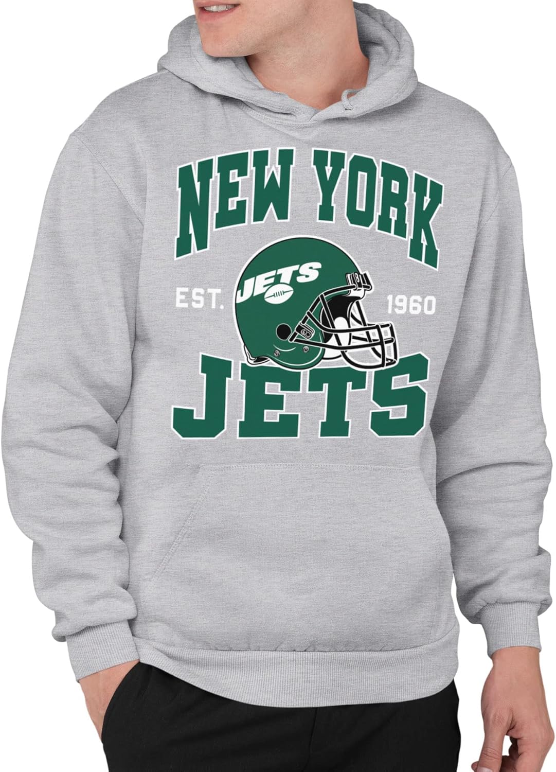 Junk Food Clothing x NFL – Team Helmet – Unisex Adult Pullover Hoodie for Men and Women – Officially Licensed NFL Apparel