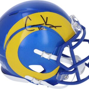Cooper Kupp Los Angeles Rams Autographed Riddell 2020 – Present Speed Mini Helmet – Autographed NFL Mini Helmets